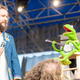 Image for article titled Indie rock sensation Kermit The Frog jams with Jim James and Janet Weiss